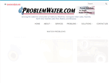 Tablet Screenshot of problemwater.com